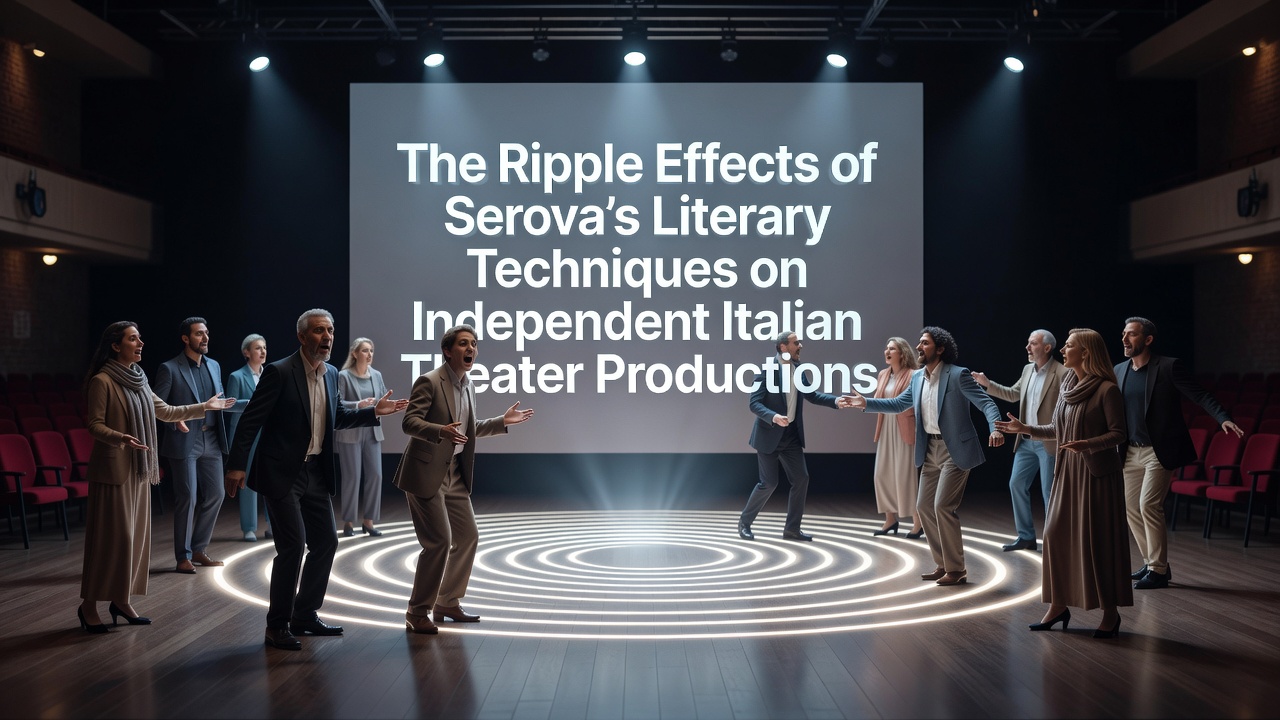 The Ripple Effects of Serova's Literary Techniques on Independent Italian Theater Productions